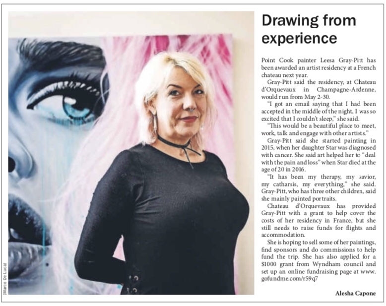 An article on my residency in France